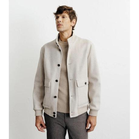 Blouson col officier IZAC