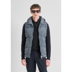 Doudoune sans manche velours Antony Morato