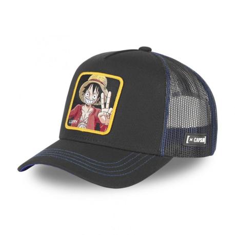 Casquette One Piece Luffy noir| CAPSLAB Casquette One Piece Luffy noir| CAPSLAB