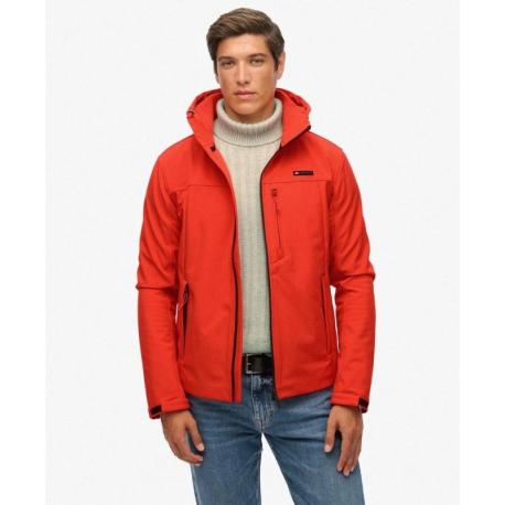 Veste Softshell Trekker à Capuche – Superdry coupe-vent et déperlante.