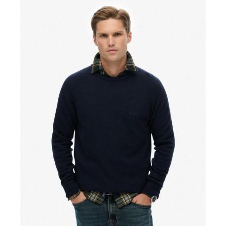 Pull en Laine Mélangée Superdry Studios – Coupe Standard