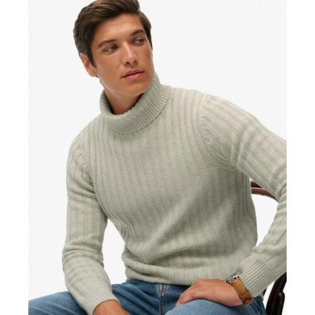 Pull col roulé chaud, doux et confortable. Maille épaisse, style vintage.