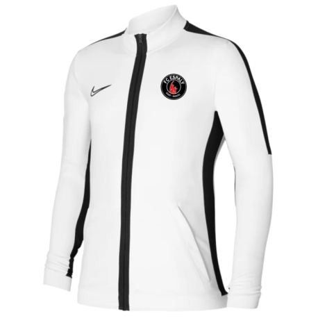 Veste zippée blanche FC Espaly