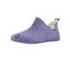 Pantoufle la Maison de l’Espadrille 6030 VIOLET chausson fourré pure laine vierge
