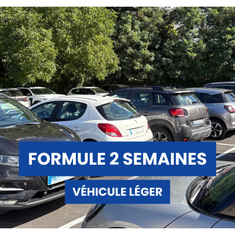 FORMULE 2 SEMAINES de stationnement