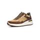 Baskets 12-57702-26 GARDA Marron/Gold femme compensée zip + lacet fantaisie ARA SHOES