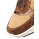 Baskets 12-57702-26 GARDA Marron/Gold femme compensée zip + lacet fantaisie ARA SHOES