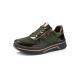 Baskets ARA SHOES Cuir Bronze vert foncè 27540-96 zip + lacet semelle amovible SAPPORO