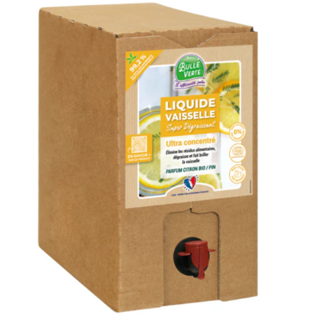 1 kg de LIQUIDE VAISSELLE BIO DE LA MARQUE BULLE VERTE  EN VRAC
