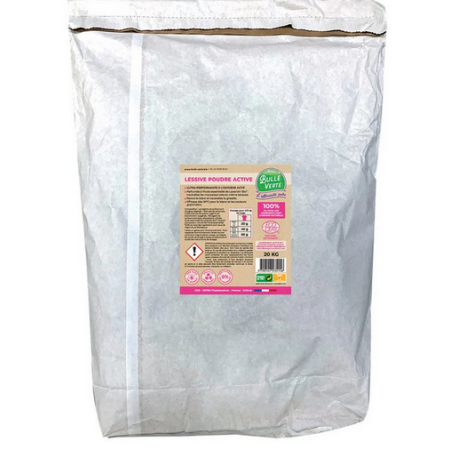 1 KG DE LESSIVE EN POUDRE ACTIVE DE LA MARQUE BULLE VERTE