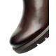 Bottines femme compensèes ARA SHOES Cuir Marron Foncè bijoux  zip pour enfiler 57002-03H