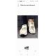 Mocassins SOFTWAVES Cuir noir/blanc Coco/Black CHRISTAL  7.78.93 noir fantaisie fleurie semelle amovible