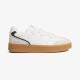 Baskets blanches HommeLEGEND SUEDE lacet Cuir recyclé white/Green 623784 semelle amovible SJ_lifestyle