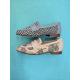 Moccasins Elle gants SOFTWAVES Cuir imprimé Rose Nude motifs fleurs 9.10.14 tout Cuir Semelle amovible existe en demi pointure S
