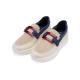 Mocassin NEW YORK tricolore Cream/Ink ARA SHOES mode confortable semelle amovible 12-25122-09 ultra léger technologie High Soft