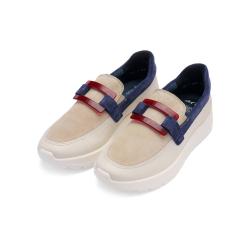 Mocassin NEW YORK tricolore Cream/Ink ARA SHOES mode confortable semelle amovible 12-25122-09 ultra léger technologie High Soft