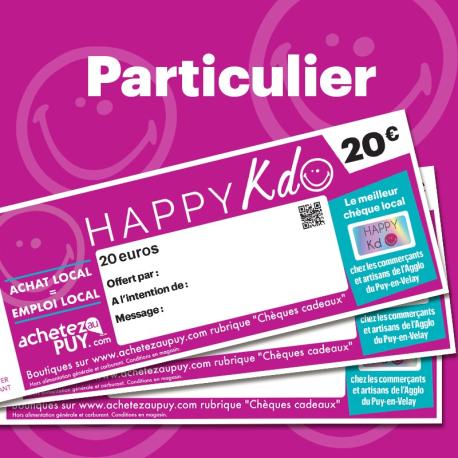 Chèque Cadeau Particulier