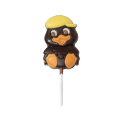 Sucette de Pâques en chocolat noir