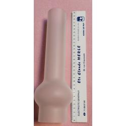 verre de lampe satiné