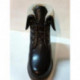 D 34H3 F-  D ANAIS F GEOX - marron chocolat boots chaud et fourré talon bottier