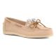 Mocassin bateaux COLORS OF CALIFORNIA YUCCA 08 double lacet cuir suédé beige clair White