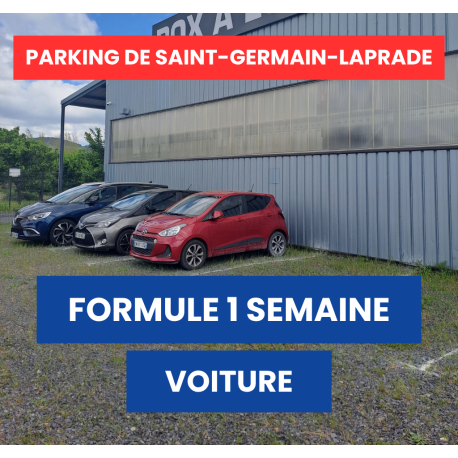 FORMULE 1 SEMAINE de stationnement