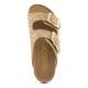 SLOFI Claquette Cuir/raphia 2 boucles Cuir/Raphia Natural COLORS OF CALIFORNIA HC.BIO609