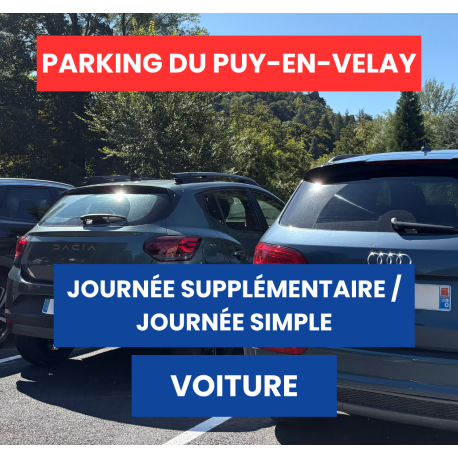 Journée supplémentaire ou journée à l'unité de stationnement VL