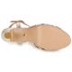 Sandales habillées féminines  LUCIA JB Martin cuir Métal Doré talon fin recouvert de 8cm