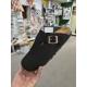 Sabot La Maison de l'Espadrille NOIR  boucle de serrage 3521