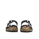 Mule ou claquette avec 2 boucles 3524-8 Maison de l’Espadrille NOIR plate, femme, mode