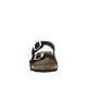 Mule ou claquette avec 2 boucles 3524-8 Maison de l’Espadrille NOIR plate, femme, mode