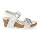 Sandales BLANC/ARGENT MEPHISTO Sandales Femme LISSANDRA compensées haut 