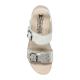 Sandales BLANC/ARGENT MEPHISTO Sandales Femme LISSANDRA compensées haut 