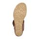 Sandales GOLD/SABLE OR MEPHISTO Sandales Femme LEANDRE compensées haut