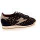 Baskets Léopard SEMERDJIAN C475 JOYCE Cuir Marron Or/Léopard lacet fantaisie