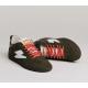 Baskets Cuir Kaki lacet orange SEMERDJIAN ASHLEY C379 originale semelle amovible surpiqûre et éclair blanc