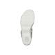Sandales Femme ORIANA Rouge deux velcros dont un présente une boucle décorative.