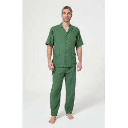 Pyjama long Arthur gaz de coton - Les dessous de max