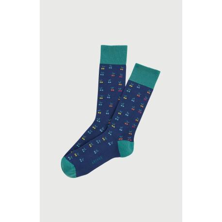 Chaussettes Arthur - Cerise marine - Les dessous de max