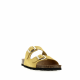 Mule ou claquette avec 2 boucles 3524-8 Maison de l’Espadrille Cuir MARINE plate, femme, mode