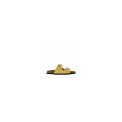 Mule ou claquette avec 2 boucles 3524-8 Maison de l’Espadrille Cuir MARINE plate, femme, mode