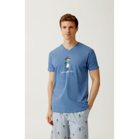 PYJAMA COURT ARTHUR - COTON - LES DESSOUS DE MAX