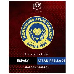 6 mars J16 : ESPALY / MONT. ATLAS PAILLADE