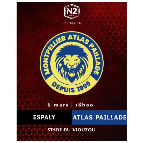 6 mars J16 : ESPALY / MONT. ATLAS PAILLADE