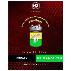 10 avr. J20 : ESPALY / US MANDELIEU LN