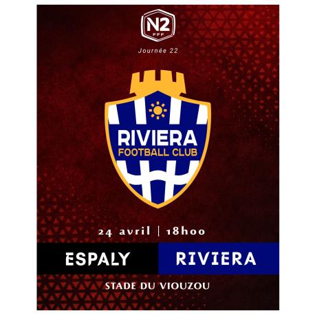 24 avr. J22 : ESPALY / RIVIERA FC