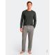 PYJAMA LONG EDEN PARK - COTON - LES DESSOUS DE MAX
