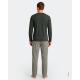 PYJAMA LONG EDEN PARK - COTON - LES DESSOUS DE MAX