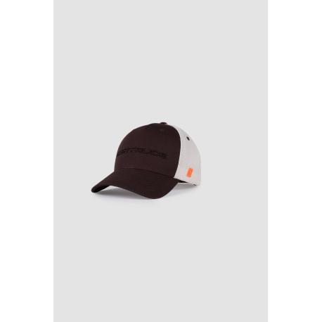 Casquette BENJA trucker bi-matière Brun